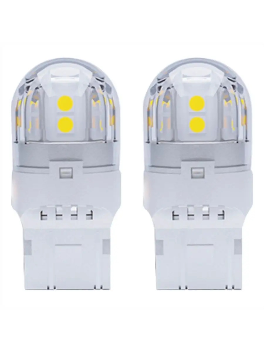 SVS | W21W 7440 | 12-24V Диодная лампа без цоколя, 350Lm 6000K, белая уп.2шт 5SMD | 2