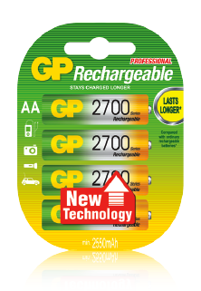 Аккумулятор | АА R6 GP 2700mAh | Аккумулятор АА 1,5V R6, 2700mAh, 2 или 4шт. в упак. цена за 1шт   | превью 3