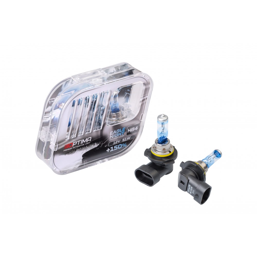 OPTIMA | Eagle Night HB4 12v  | WHITE +150% Лампа накаливания BOX 2шт | превью 1