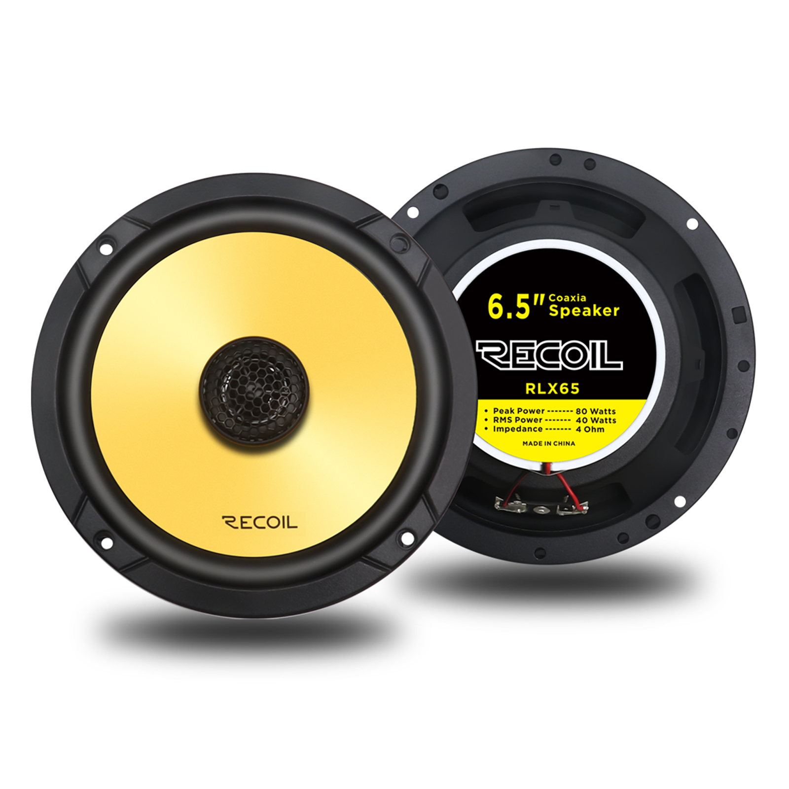 Recoil | RLX65 | 2-х пол. коакс., 6.5", 4Ом, 60 - 20000Гц,  RMS/Peak - 40/80  | превью 1