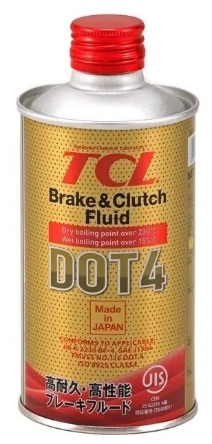 TCL | 00840 | Тормозная жидкость TCL DOT4, 0.355л | 1