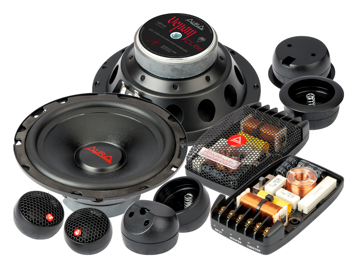 AurA | VENOM-CL6C | 6,5" (16,5cm), 2-полосные, компонентные, 71/121w,  40Hz - 20kHz, 88db, сетки | превью 1