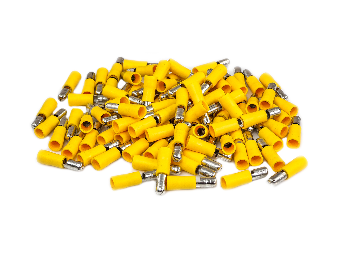 AurA | ATB-0600 | "Папа" центрального замка, желтая, диаметр кабеля: 4,0 - 6,0 mm, уп. 100шт. | превью 2