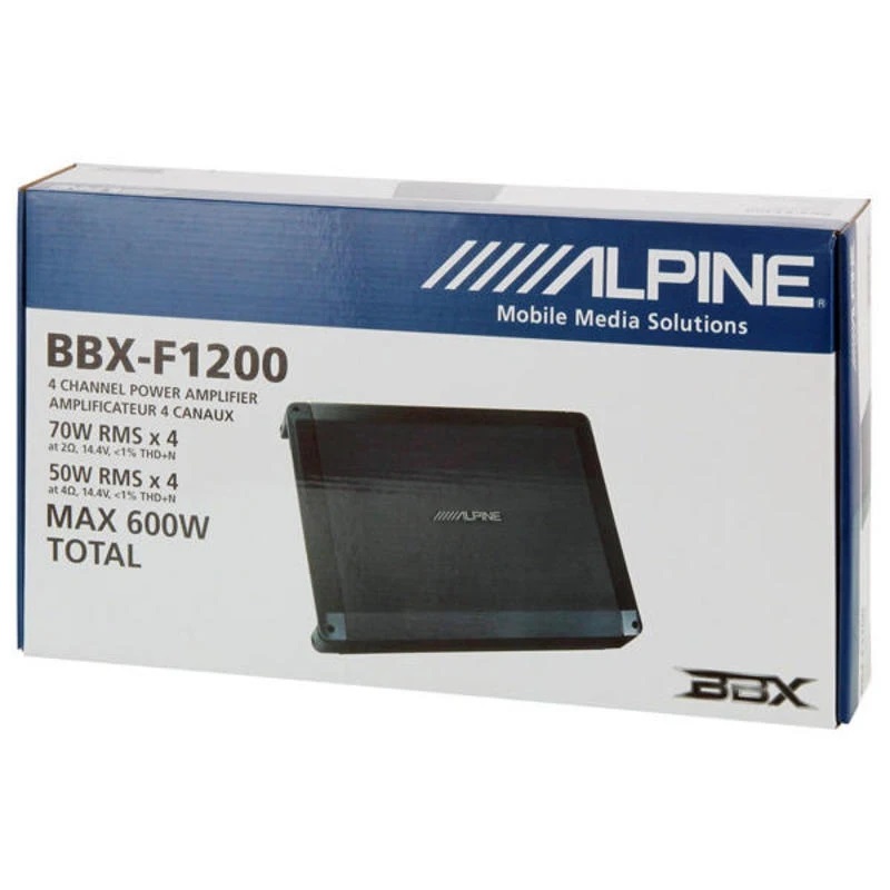 Alpine | BBX-F1200 |  V /   2014 4 x 50 Вт , 5 Гц - 50 кГц | 4