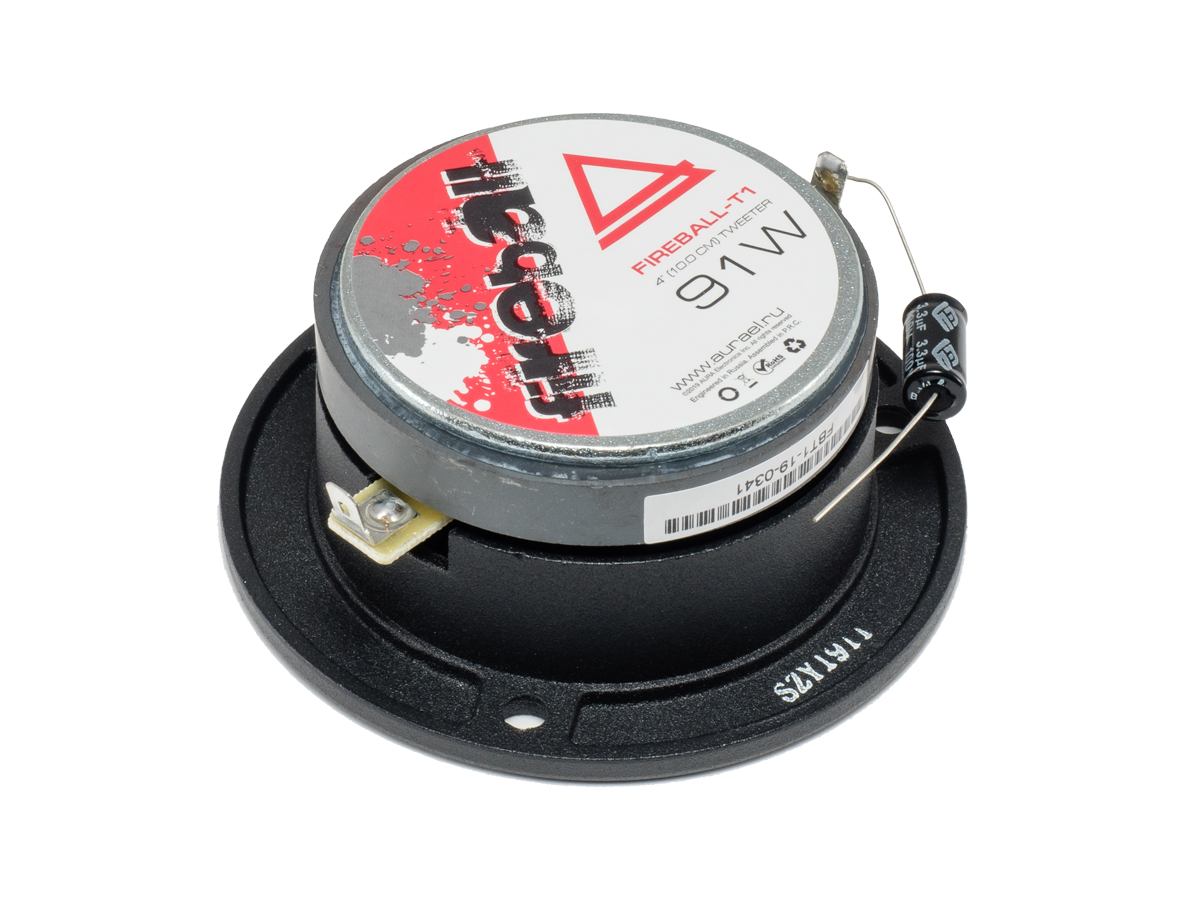 AurA | FIREBALL-T1 | ВЧ 4" (10cm), ПАРА, 4 Ом, 51/91w, 100db, 3kHz - 20kHz, 36mm | 2