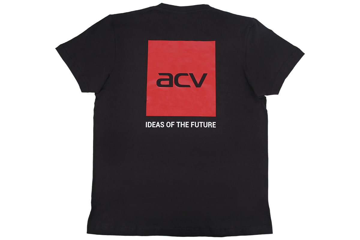 ACV | Футболка | Черная красный логотип | XL | превью 2
