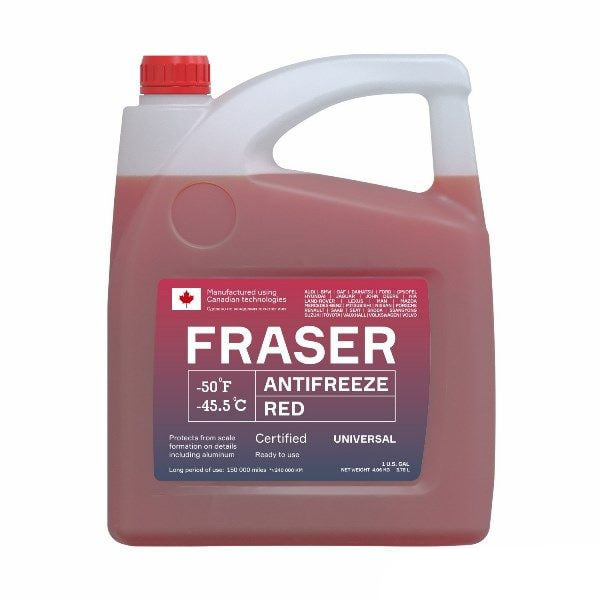 Fraser | Антифриз G12 -45 | Антифриз готовый красный 3.78 L | 1