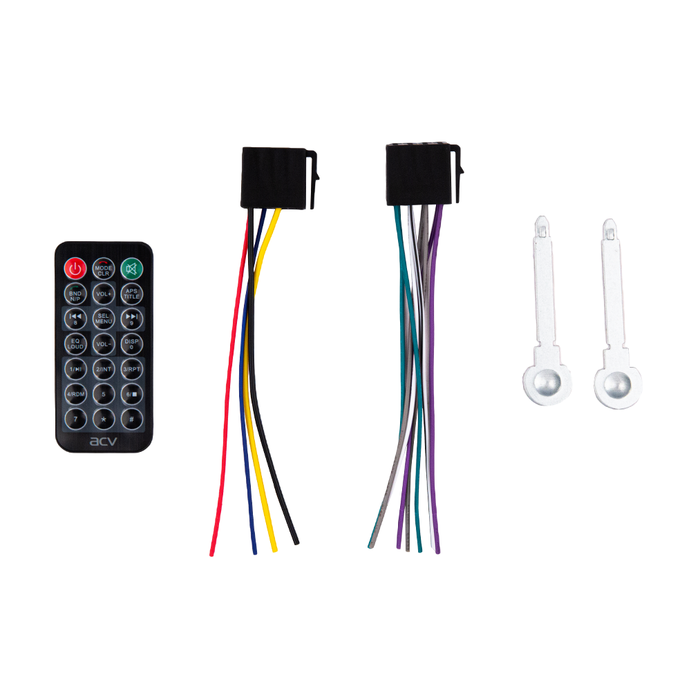 ACV | AVS-601UBM | мультицвет/USB/SD /FM/AUX , 5 зон подсветки | 9