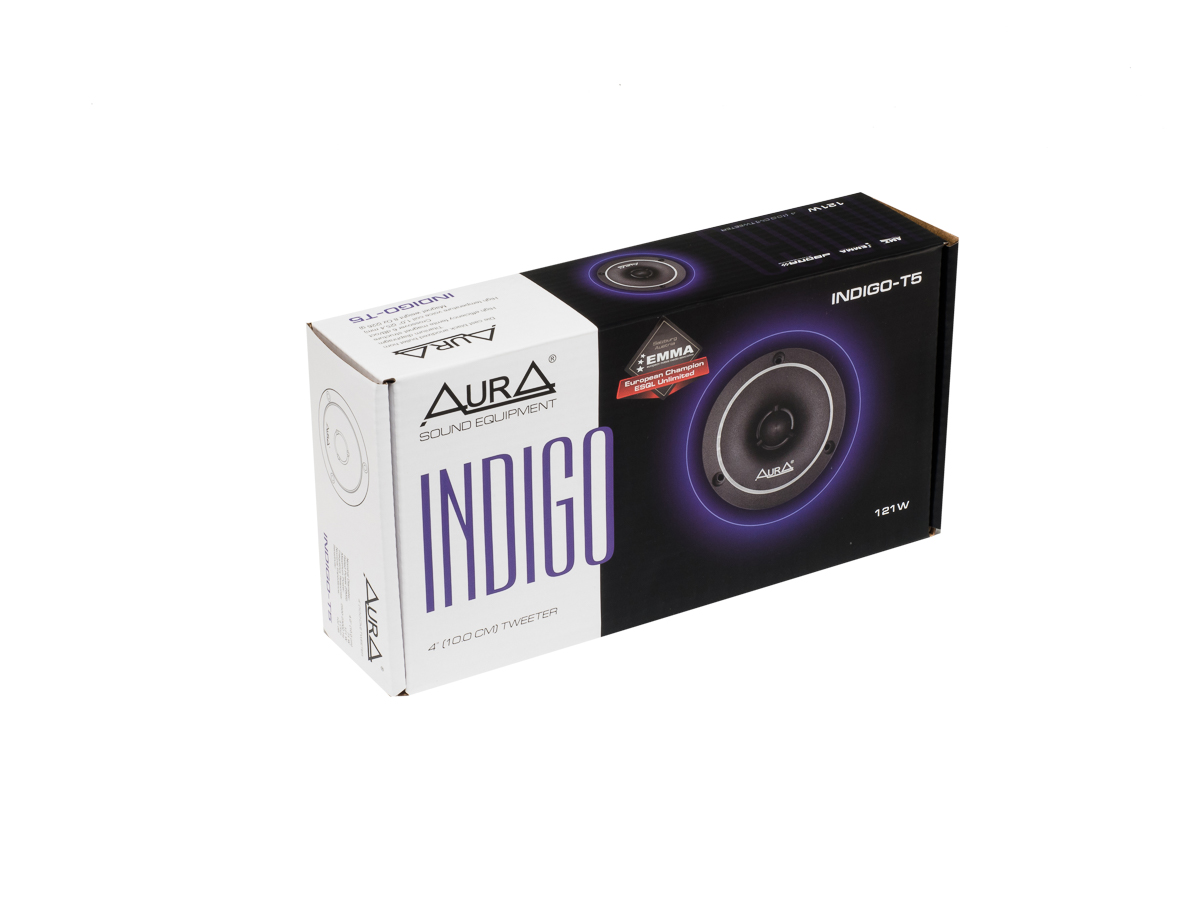 AurA | INDIGO-T5 | ВЧ 4" (10cm), ПАРА, 4 Ом, 71/121w, 102db, 2500Hz - 23kHz | 5