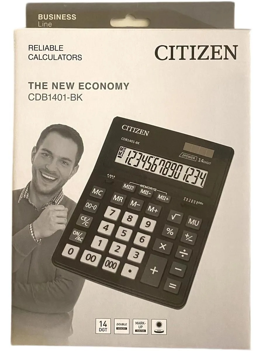 Калькулятор | CITIZEN | CDB1401-BK | превью 2
