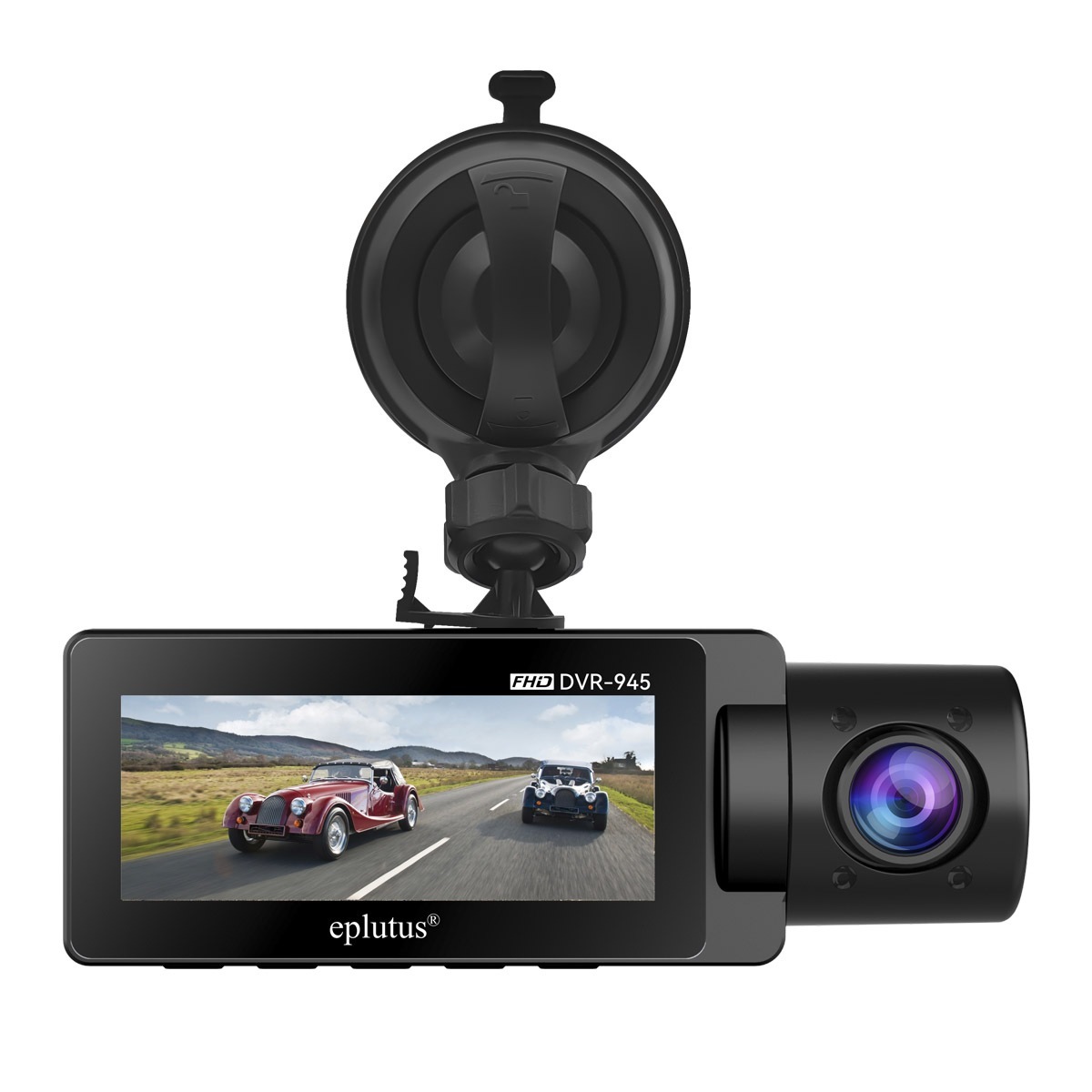 Eplutus | D945 | 3 камеры  Full HD1920x1080, 140гр., 3,2" экран Wi-Fi | 4