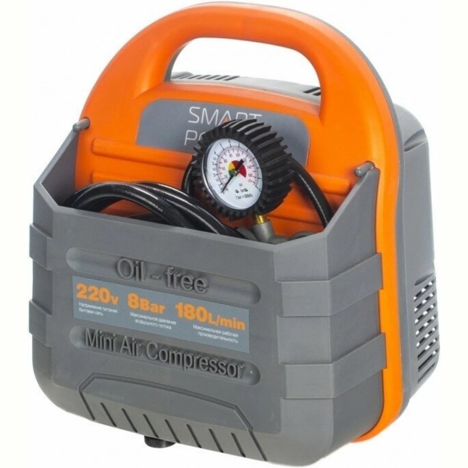 BERKUT |SAC-180| Бытовой компрессор выс. давления 220 Вольт/180 л/мин/8 Бар | превью 2