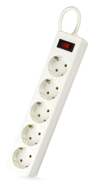 Smartbuy One | SBSP-50-W | 5 розеток, длина 5 м, 10А, 2200 Вт, БЕЛЫЙ | 1