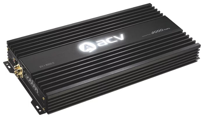 ACV | ZX-1.3000D| /3000Вт/1канал/2-1Ом/BassBoost-пульт/Low-pass/Clip Limit/D-class | превью 1