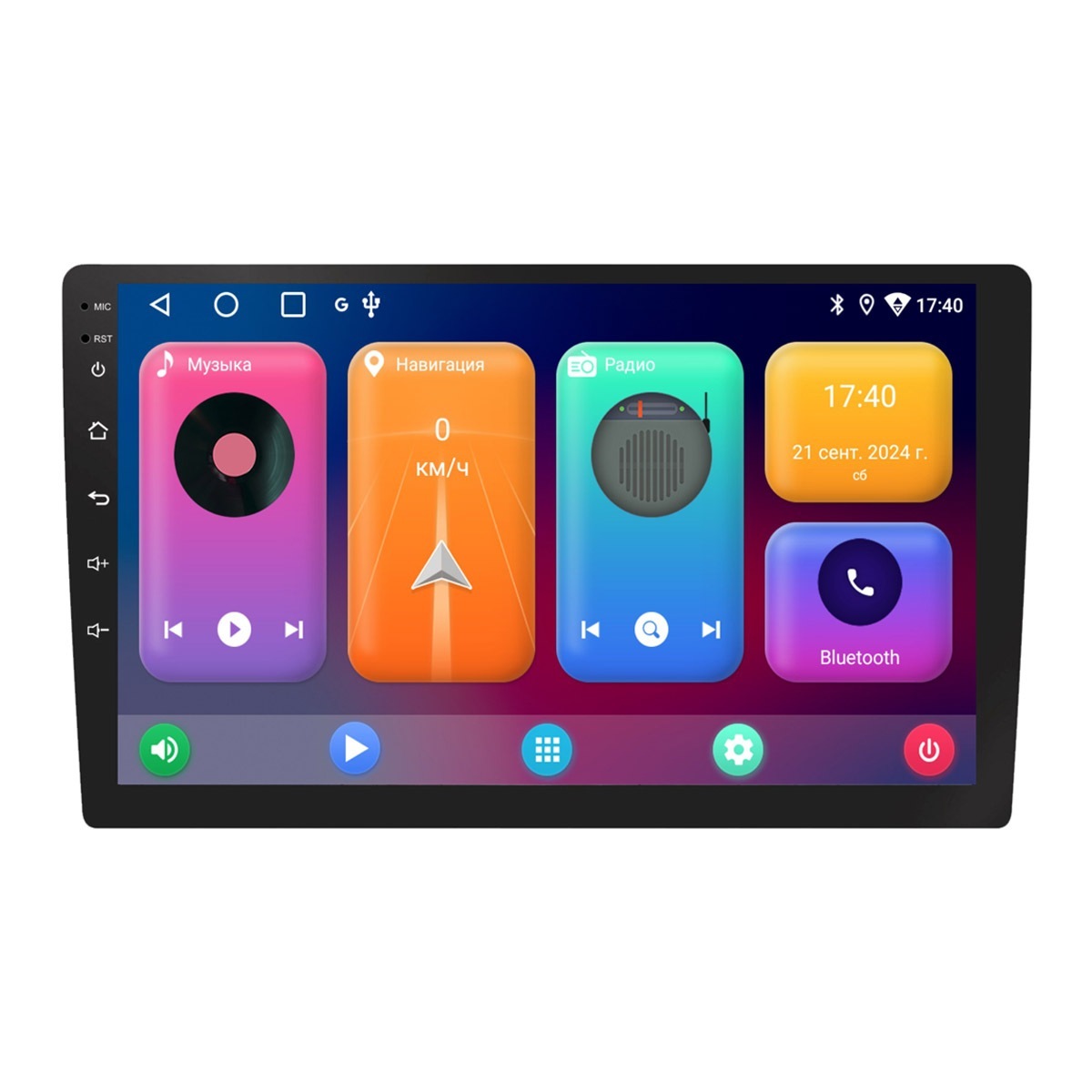 Eplutus| CA902 | 9", ANDROID 12, 4-64ГБ 2xUSB. BT, Wi-Fi, GPS, AUX | превью 1