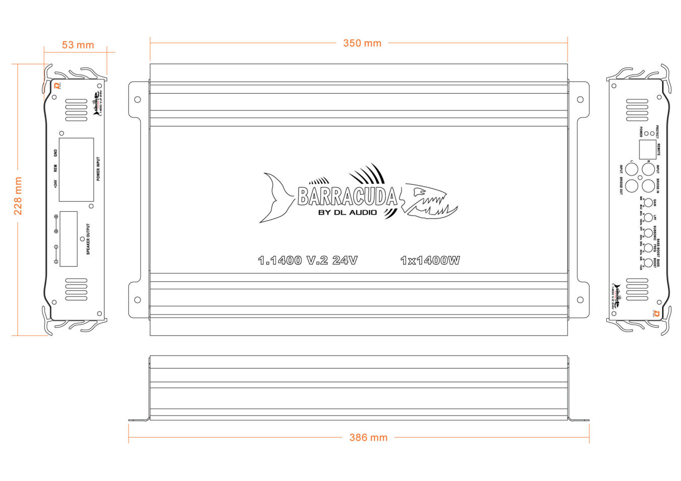 DL Audio | Barracuda 1.1400 V2 24V|  | 7