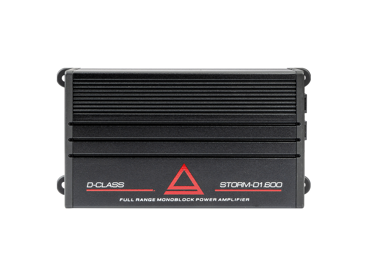 AurA | STORM-D1.600  | ШИРОКОПОЛОСНЫЙ, 1x600w (1Ohm), BAND-PASS фильтр, ДУ, компактный | 6