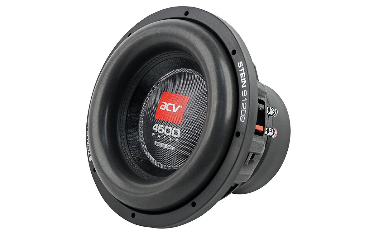 ACV | STEIN S12D2 V2 | 12", RMS 1500Вт/зв.катушка 3"/2+2Ом/Чувст.84дБ | 1