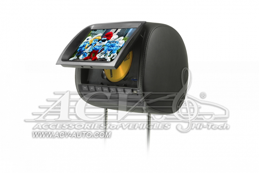 ACV | AVM- 609GR серый | 16/9, 9", ЖК, VGA, 3AV входа,USB игровая приставка | 1