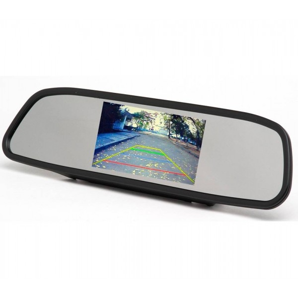 Eplutus | CX-430 |ЖК-мон 4.3" встроенный в зеркало з/ вида для крепл. на штатное зе-о | 3