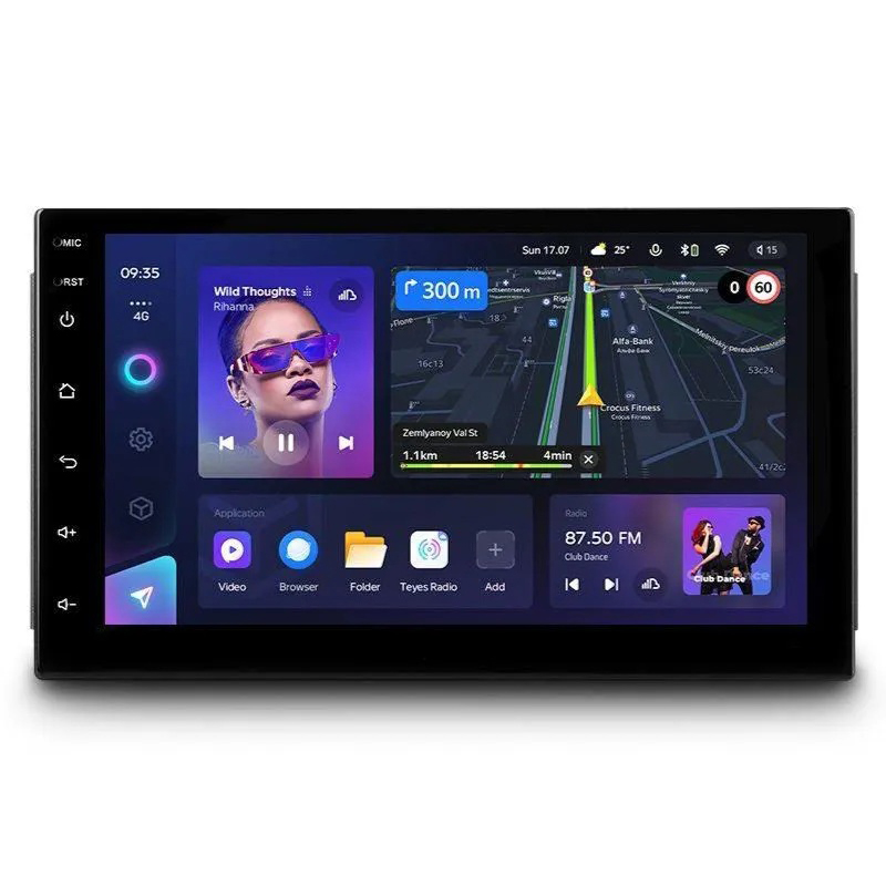 TEYES | CC3L 4+32 | 2DIN, 7"  ANDROID, 1024 * 600. 2xUSB. BT, Wi-Fi, GPS, AUX | превью 1