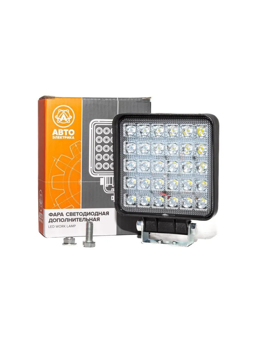 Автоэлектрика| AE90S-30LED-42HC |Фара светодиодная,квадратная,110*42*140,,90Вт,10-30V,1шт | 5