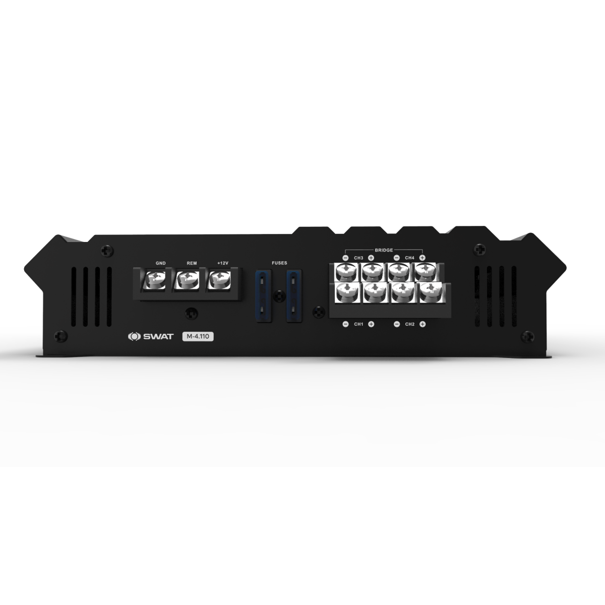 Swat | M-4.110 | 4х110 Вт (4Ом) , 4х145 Вт ( 2 Ом), 2х290 (4 ом), class АВ | 3