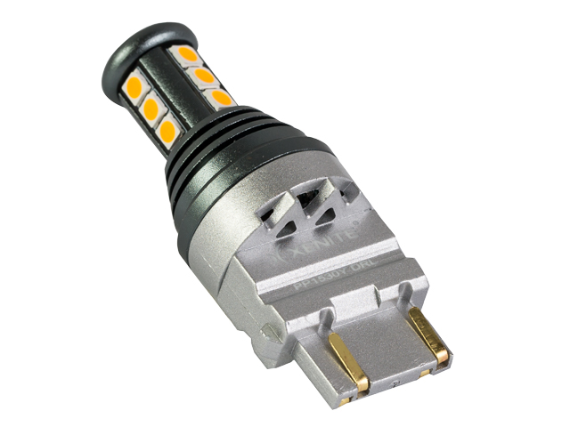 XENITE |  P27/7W  PP1530Y DRL | ОРАНЖЕВАЯ Диодная лампа с цоколем, 750Lm, 5000K, ПТФ/ДХО 2 шт | превью 3