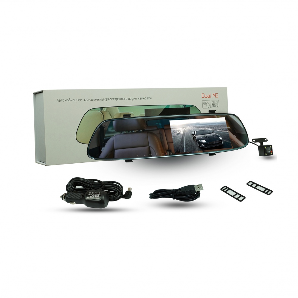 Уценка | Зеркало-видеорегистратор SLIMTEC Dual M5 (из ремонта) | превью 1