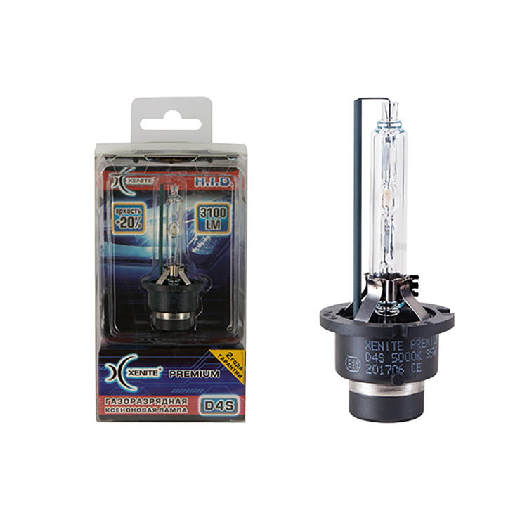 XENITE | PREMIUM D4S 5000K | Комплект 1шт  D4S 5000K , яркость+20% | превью 1