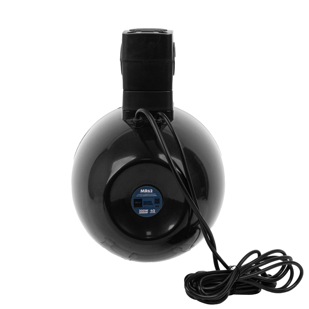 ACV | MR62BL | 16.5см/150ВТ/2-х полосная ,цвет-черный, влагостойкая.| 2