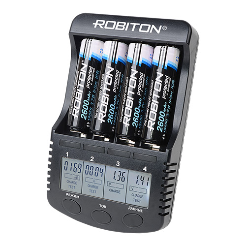 ROBITON | MasterCharger Pro |З.У. с дисплеем,автомат, Ni-Cd,Ni-MH (AA,AAA,A,SC,C ) Li-ion ВСЕ | превью 2