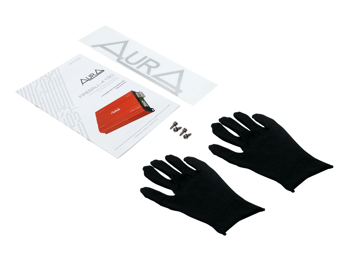 AurA | FIREBALL-4.150 | 4x100w (4 Ohm), 4x150w (2 Ohm), 2x230w (4 Ohm), LPF/HPF, 20Hz - 20kHz | 5