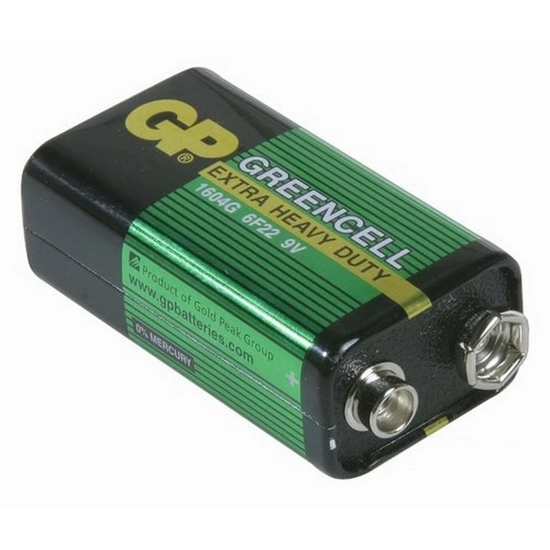 Батарейка | (Крона) 6F22 S GP | Крона Greencell | превью 2