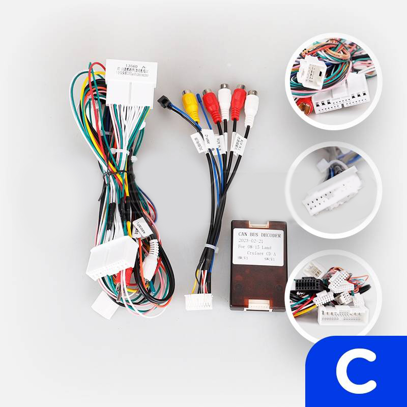 TEYES | Toyota Land Cruiser  200 | Рамка  9" 2007-2015 F2 (C) + КОМПЛЕКТ ПРОВОДОВ | превью 3