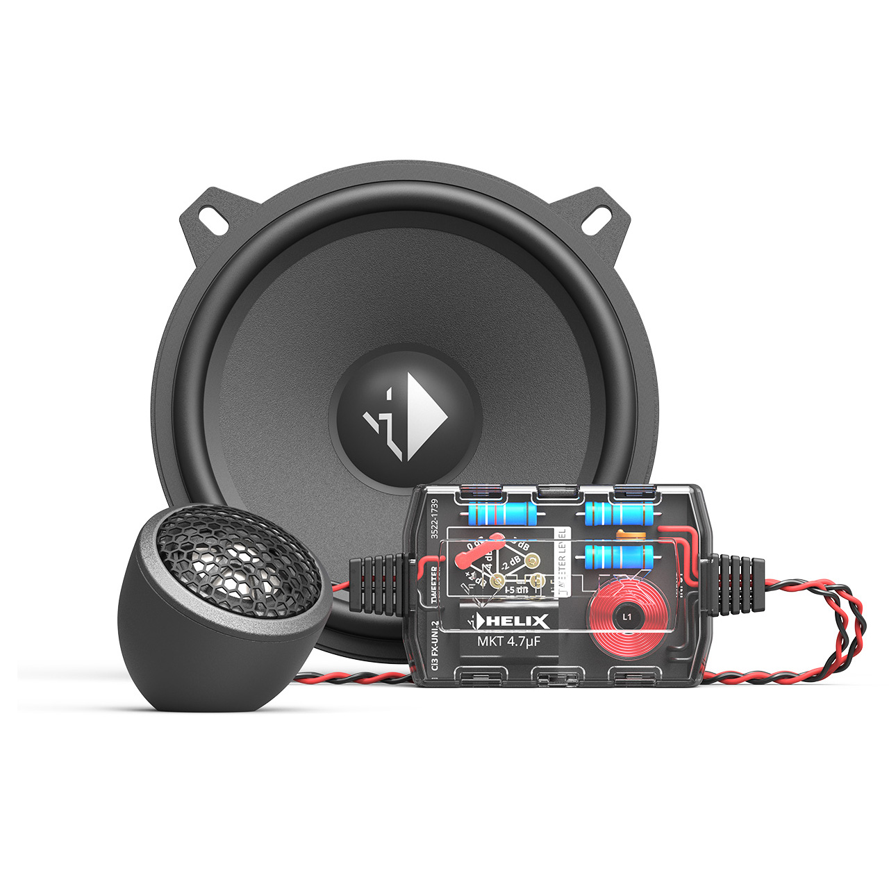 Helix | Ci3 K130.2-S3 | 2-х компонентная акуст. НЧ/СЧ  5,25" и 20 мм ВЧ, 90/135 Watts, 3Om | 1