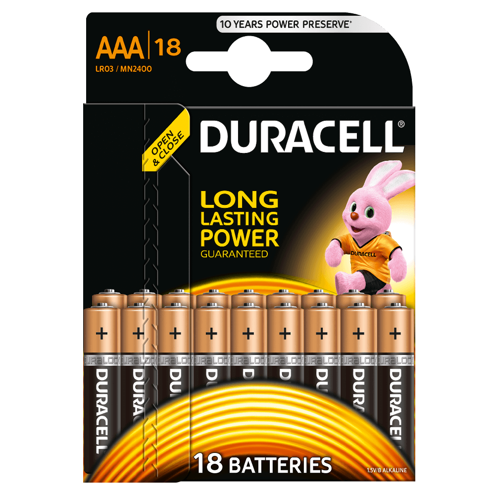 Батарейка | ААA LR03-18BL Duracell | 18 ШТ. В УПАКОВКЕ| 1