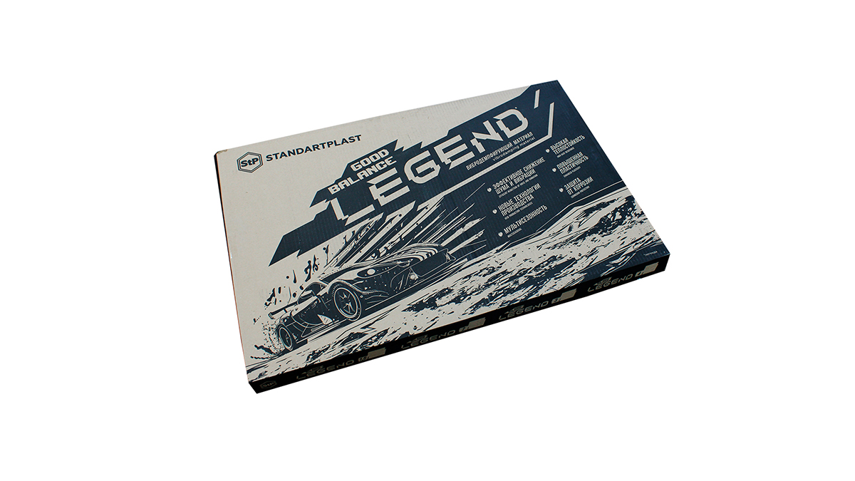 STP | LEGEND 1.5 |  0,75х0,47, гофроящик+пленка ( 20  Листов )  | превью 3