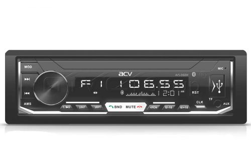 ACV AVS-816BW 1din белая Bluetooth USB AUX SD FM 4*50