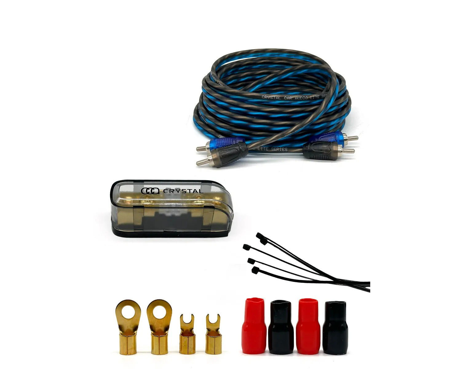 Crystal Car Audio | WK-208 | комплект проводов для 2-кан. усилителя | 3