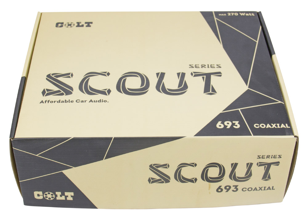 COLT | SCOUT 693 coaxial | 6"х9"см, 2-х полосная, коаксиальная, RMS 70Вт, MAX 280Вт. 92 Дб | 6