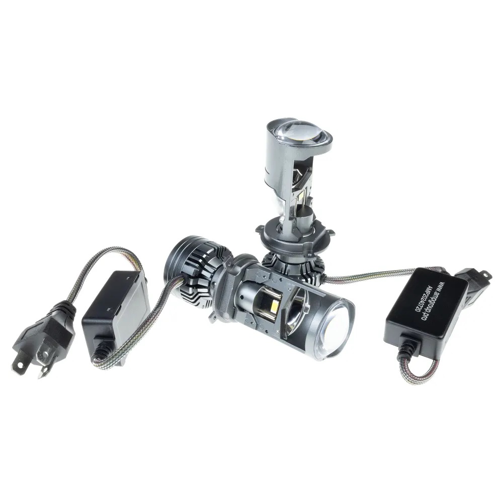 AMP | CSP mini projector lens | H4, комплект 2 шт. | 1