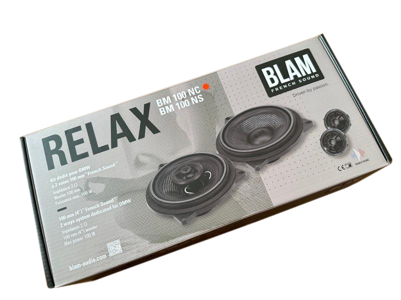BLAM | BM100NC | 2-х полос.коакс. акус. для а/м BMW ,4" (10см), 50/100Вт, 80Гц-30кГц, 2Ом, 90,3 дБ | 6
