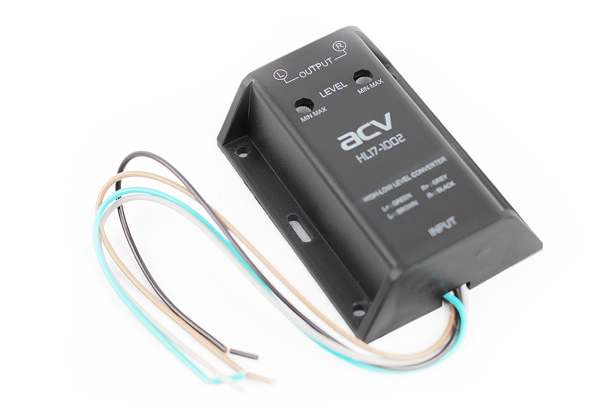 ACV | HL17-1002 | Конвертор уровня, силовой вход - RCA выход | 1