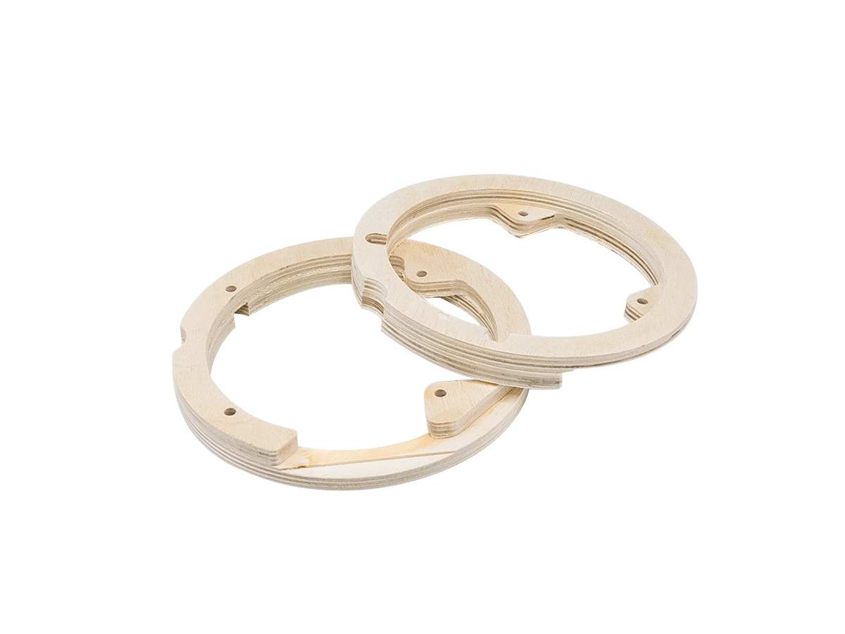 AURA | RNG-PR.6PW | Кольцо проставочное для автомобиля LADA PRIORA под 16 См (ФАНЕРА)  ПАРА | превью 1