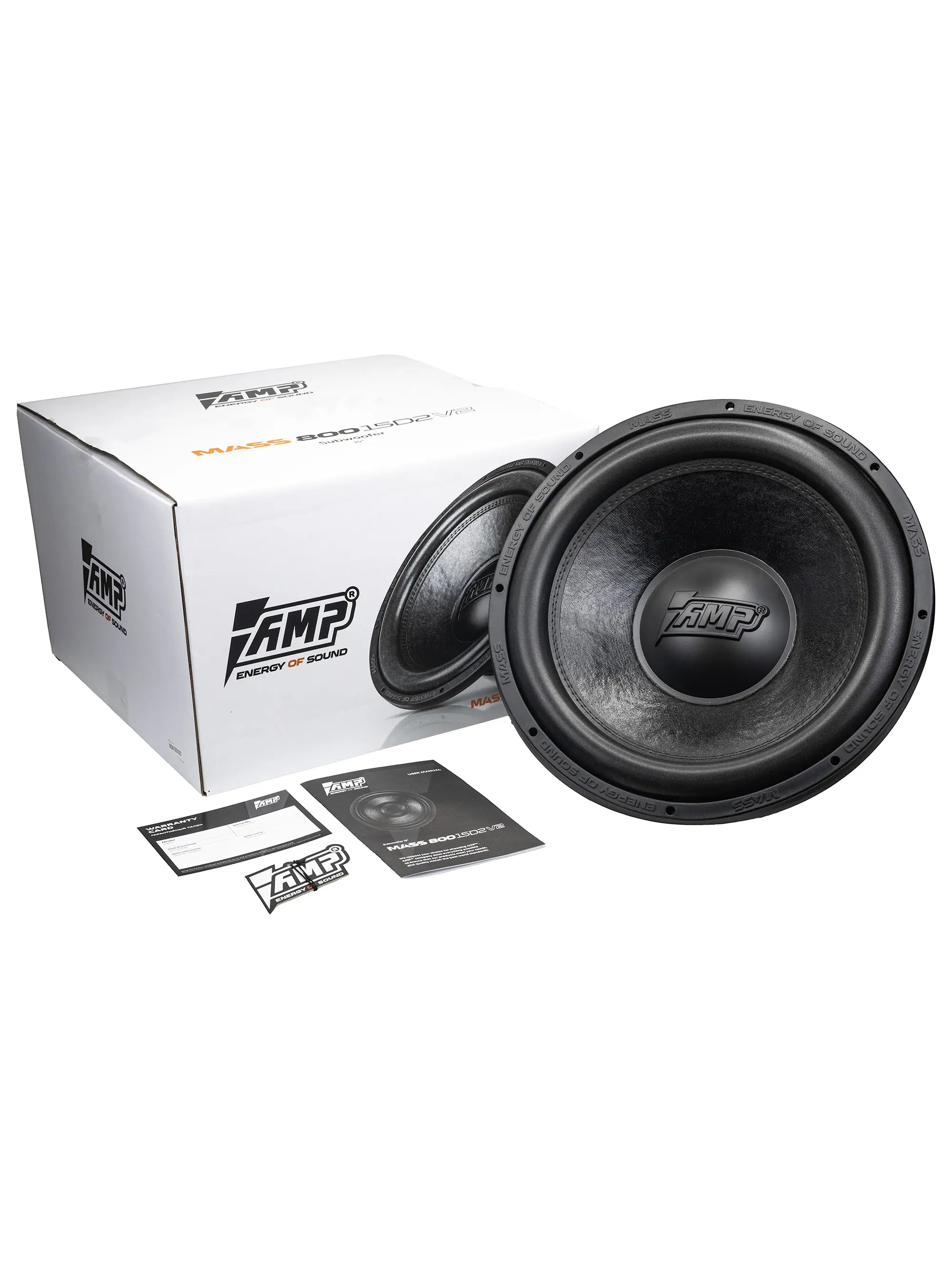 AMP | MASS 800 15D2 V2 |  2+2 Ом, 800W RMS 1600W Max | 6