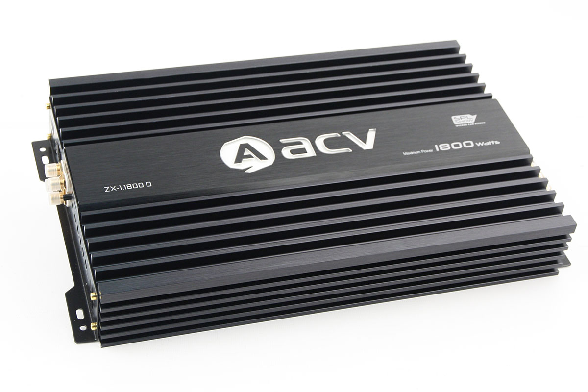ACV | ZX-1.1800D | 1*1800вт/4-2ом/BassBoost/High pass/Low pass | превью 1