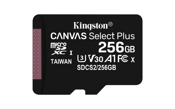 Kingston | 256Gb | Карта памяти MicroSD256GB 10 Canvas Select Plus A1 (100 Mb/s) без адаптера | превью 2