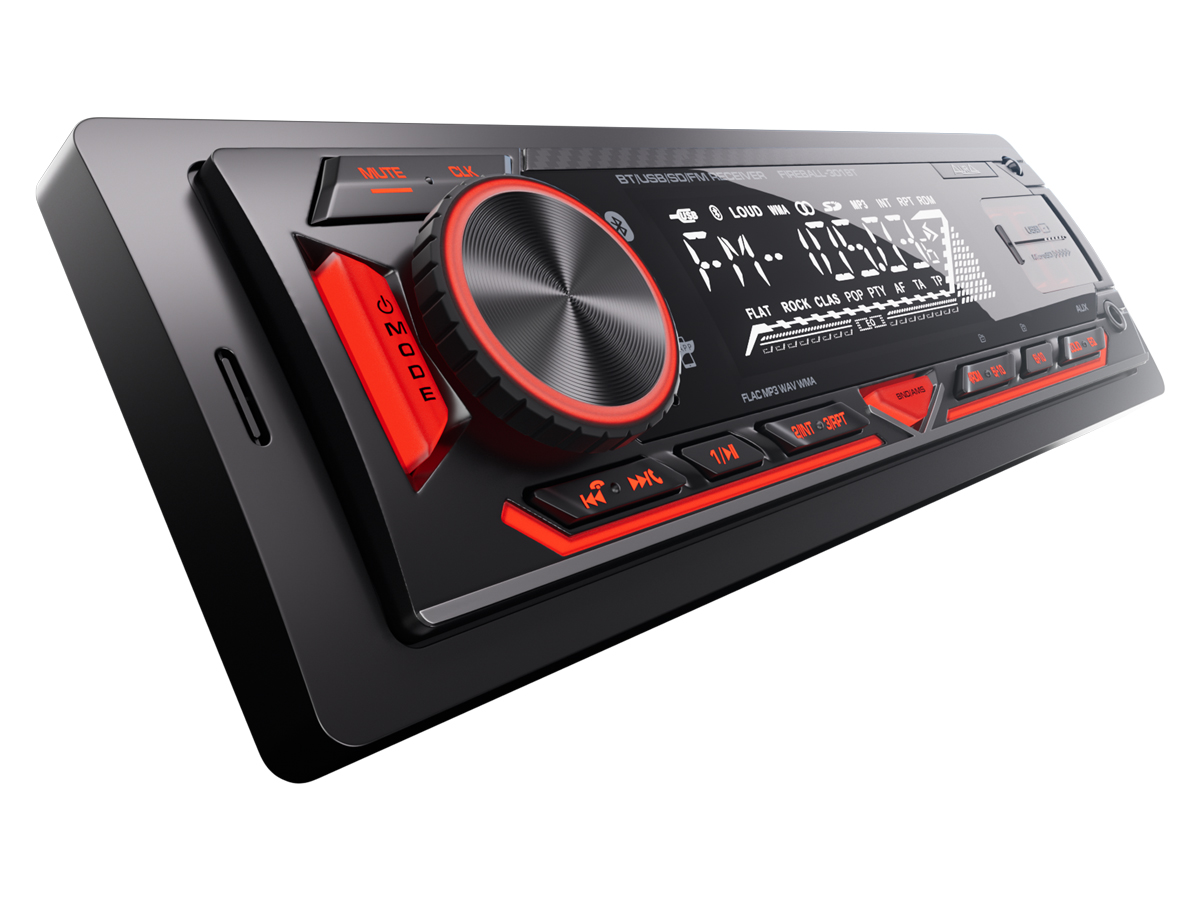 AurA | FIREBALL-301BT | 4х51w, FLAC, 2xUSB/BT, APP, 2 пары RCA, красные кнопки | превью 1