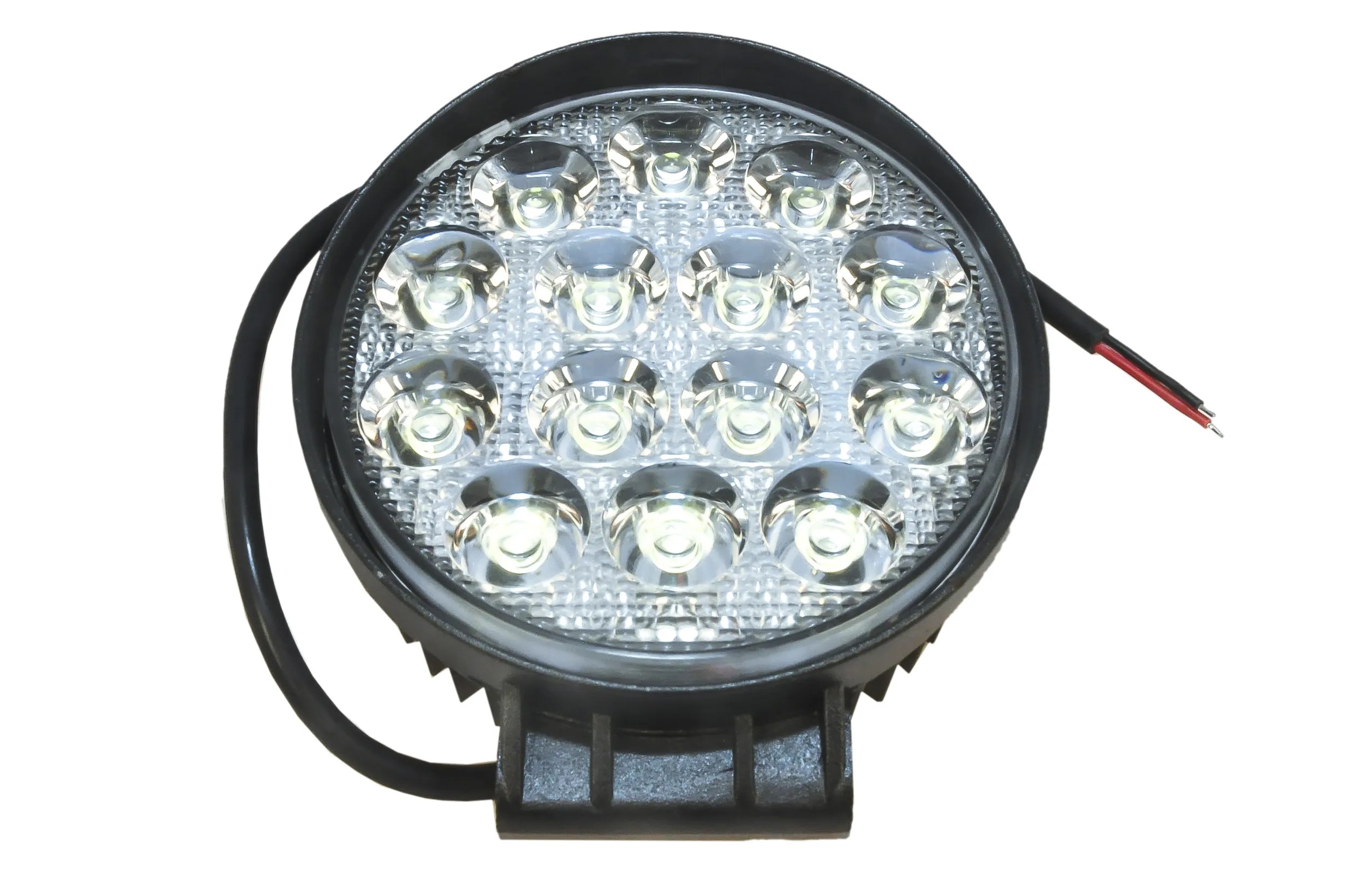 Автоэлектрика| AE42R-14LED-55PC |Фара светодиодная,круглая,14Диод,115*55*142,,42Вт,10-30V,1шт | превью 1